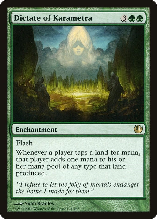 Image for Dictate of Karametra (121) (Journey Into Nyx) - Magic: The Gathering