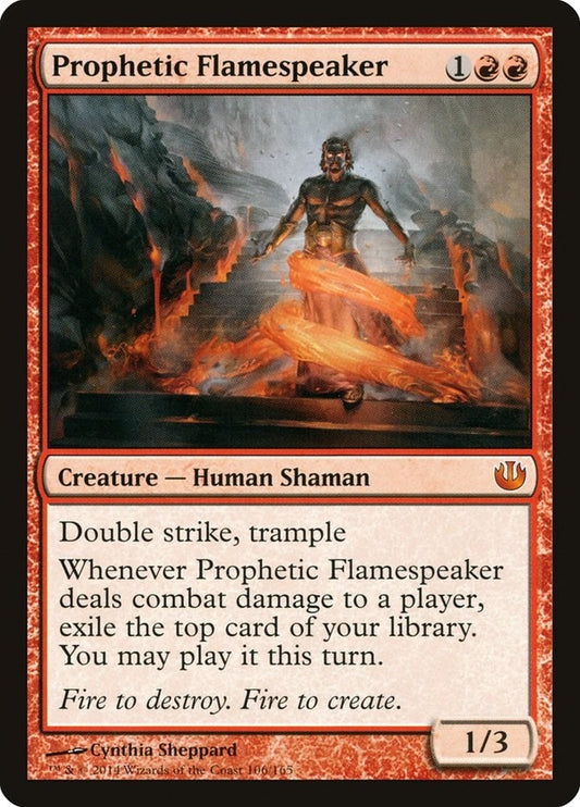 Image for Prophetic Flamespeaker (106) (Journey Into Nyx) - Magic: The Gathering