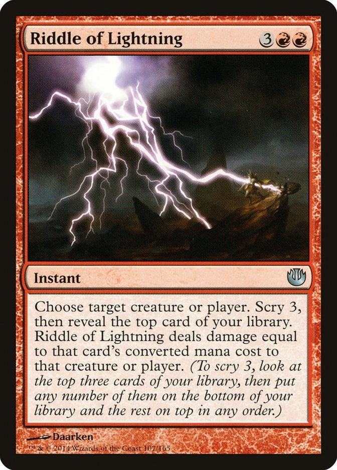 Image for Riddle of Lightning (107) (Journey Into Nyx) - Magic: The Gathering