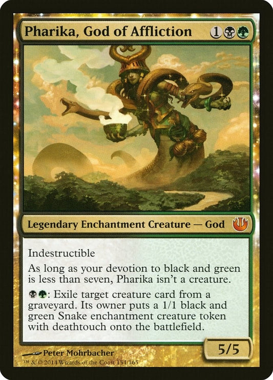Image for Pharika, God of Affliction (154) (Journey Into Nyx) - Magic: The Gathering
