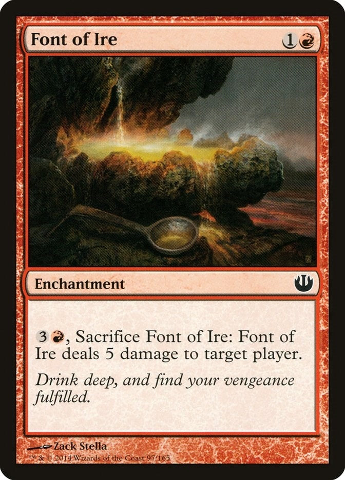Image for Font of Ire (97) (Journey Into Nyx) - Magic: The Gathering
