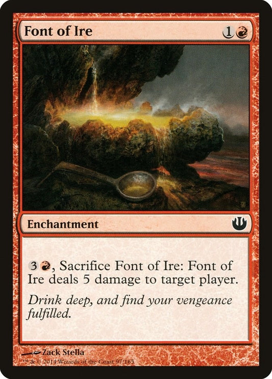Image for Font of Ire (97) (Journey Into Nyx) - Magic: The Gathering