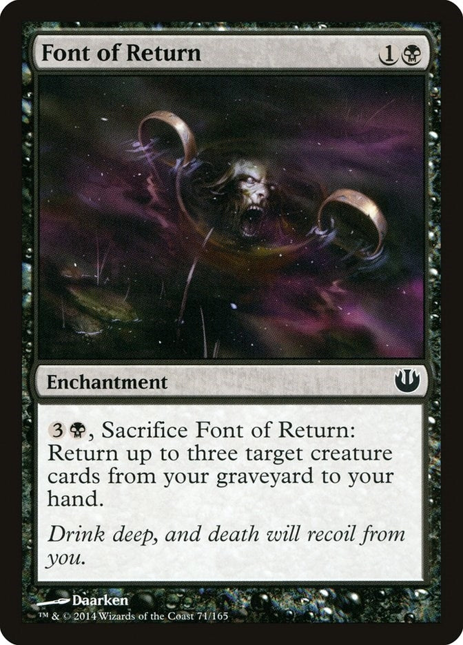 Image for Font of Return (71) (Journey Into Nyx) - Magic: The Gathering