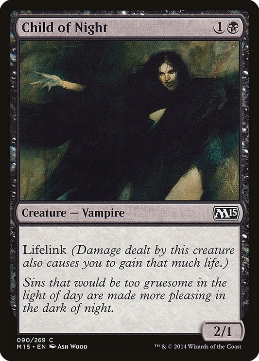 Image for Child of Night (90) (Magic 2015 (M15)) - Magic: The Gathering
