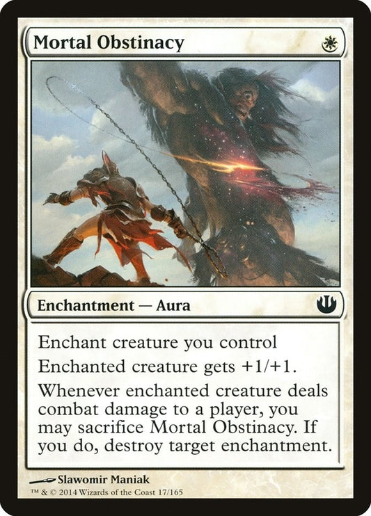 Image for Mortal Obstinacy (17) (Journey Into Nyx) - Magic: The Gathering