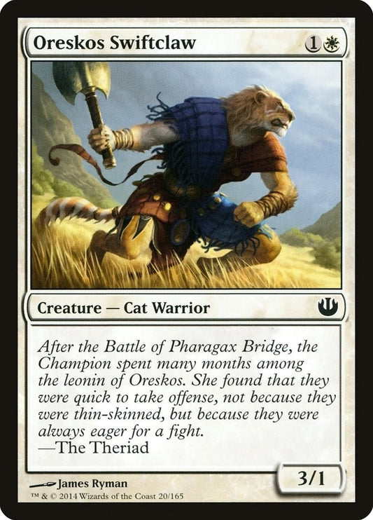 Image for Oreskos Swiftclaw (20) (Journey Into Nyx) - Magic: The Gathering