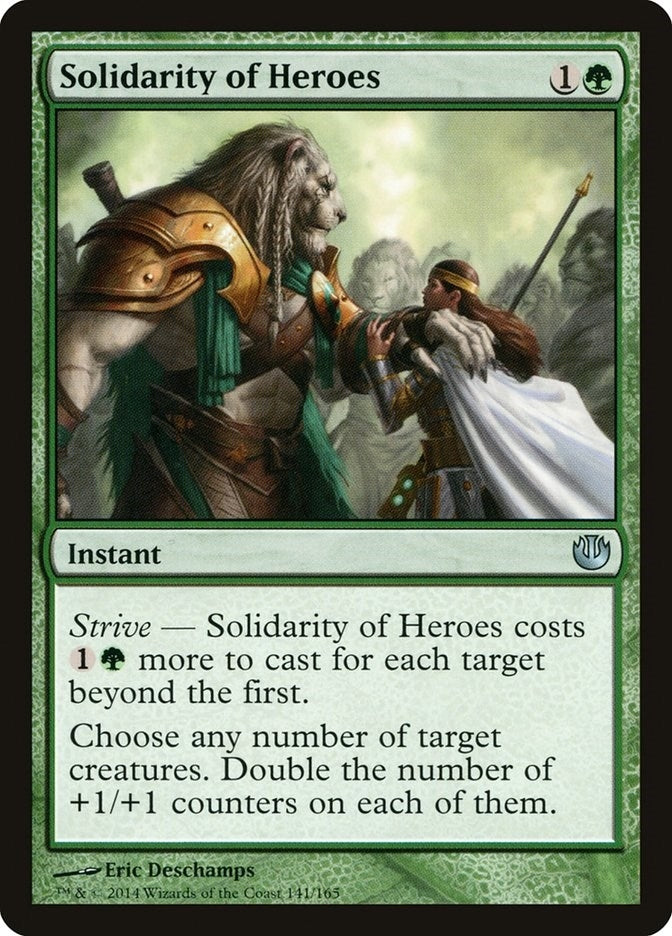 Image for Solidarity of Heroes (141) (Journey Into Nyx) - Magic: The Gathering