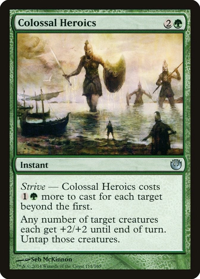 Image for Colossal Heroics (118) (Journey Into Nyx) - Magic: The Gathering