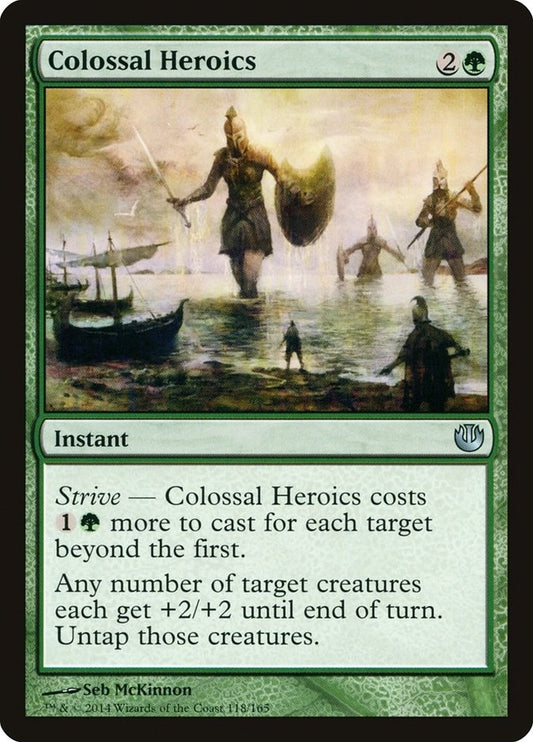 Image for Colossal Heroics (118) (Journey Into Nyx) - Magic: The Gathering