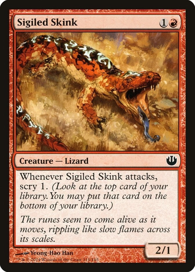 Image for Sigiled Skink (111) (Journey Into Nyx) - Magic: The Gathering