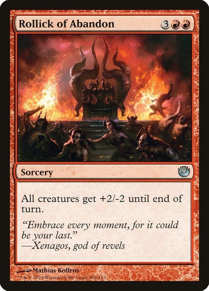 Image for Rollick of Abandon (108) (Journey Into Nyx) - Magic: The Gathering