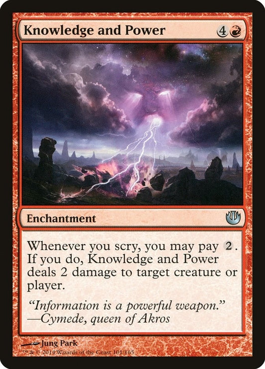 Image for Knowledge and Power (101) (Journey Into Nyx) - Magic: The Gathering