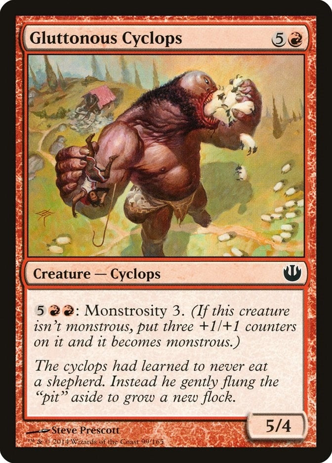 Image for Gluttonous Cyclops (99) (Journey Into Nyx) - Magic: The Gathering