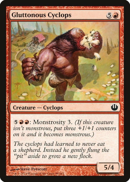 Image for Gluttonous Cyclops (99) (Journey Into Nyx) - Magic: The Gathering