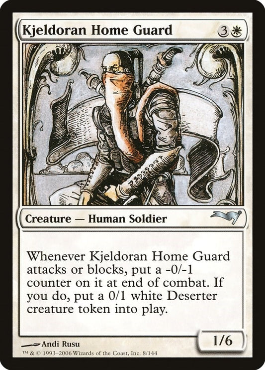 Image for Kjeldoran Home Guard (8) (Coldsnap Theme Deck Reprints) - Magic: The Gathering