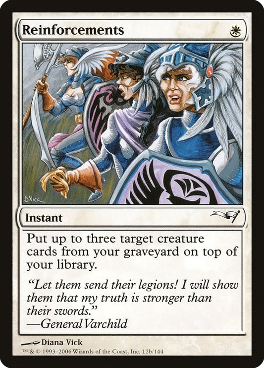 Image for Reinforcements (Version 2) (12b) (Coldsnap Theme Deck Reprints) - Magic: The Gathering