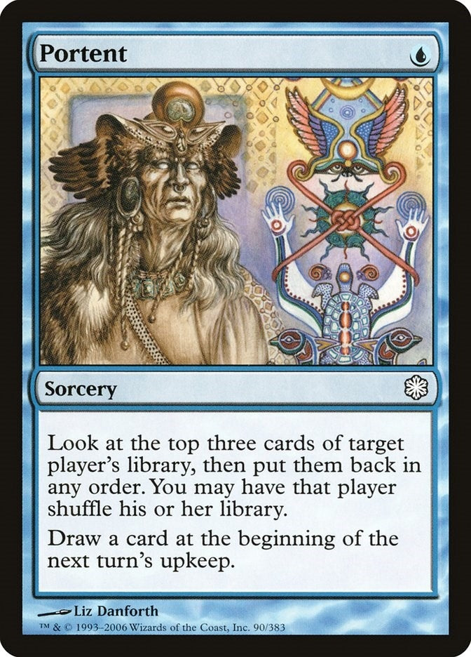 Image for Portent (90) (Coldsnap Theme Deck Reprints) - Magic: The Gathering