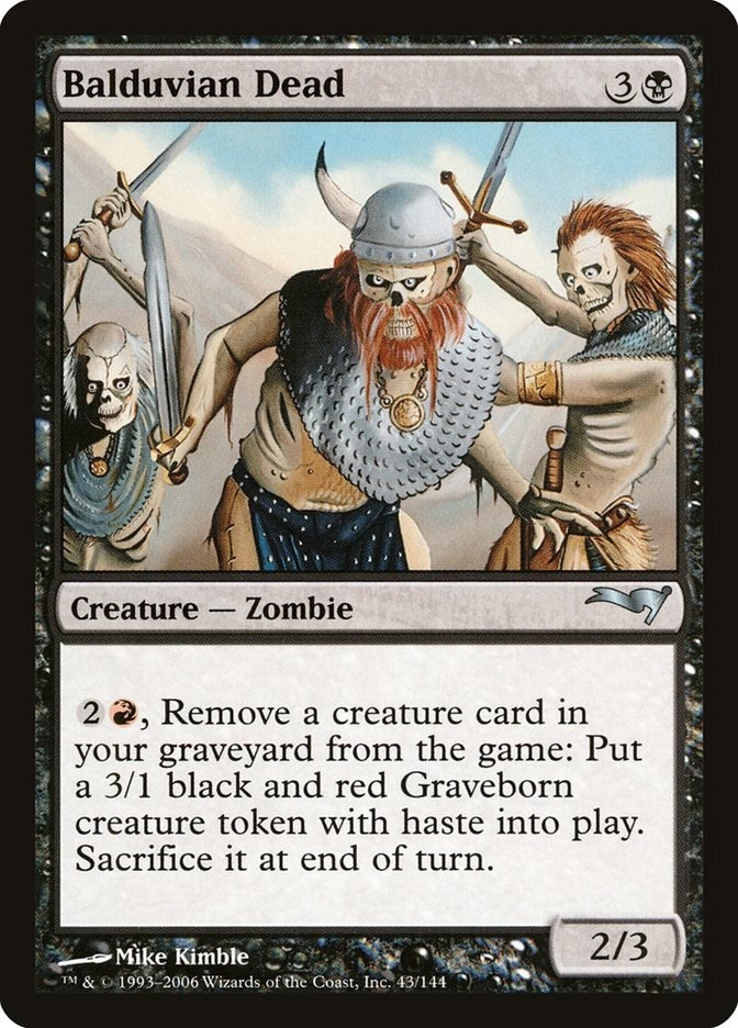 Image for Balduvian Dead (43) (Coldsnap Theme Deck Reprints) - Magic: The Gathering