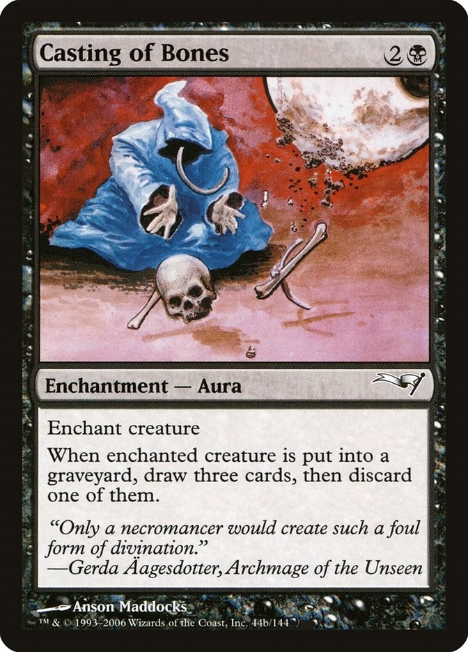 Image for Casting of Bones (44b) (Coldsnap Theme Deck Reprints) - Magic: The Gathering