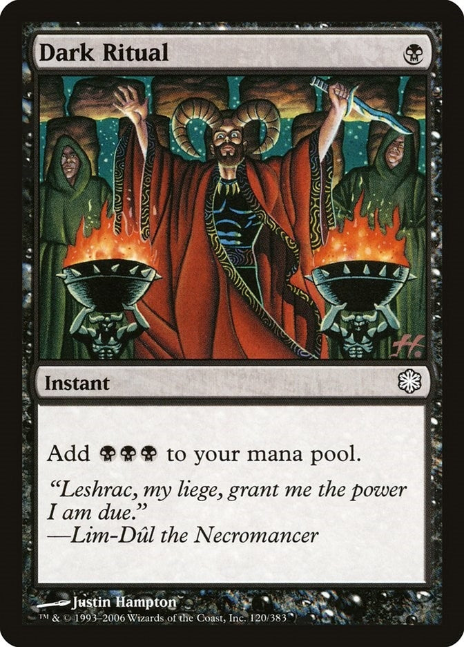 Image for Dark Ritual (120) (Coldsnap Theme Deck Reprints) - Magic: The Gathering