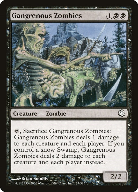 Image for Gangrenous Zombies (127) (Coldsnap Theme Deck Reprints) - Magic: The Gathering
