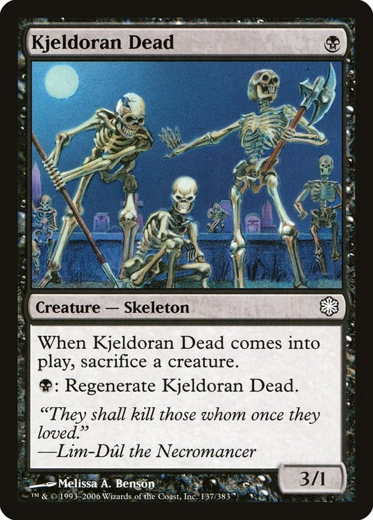 Image for Kjeldoran Dead (137) (Coldsnap Theme Deck Reprints) - Magic: The Gathering