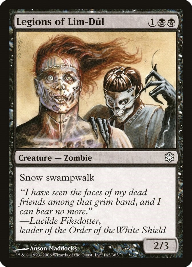 Image for Legions of Lim-Dul (142) (Coldsnap Theme Deck Reprints) - Magic: The Gathering
