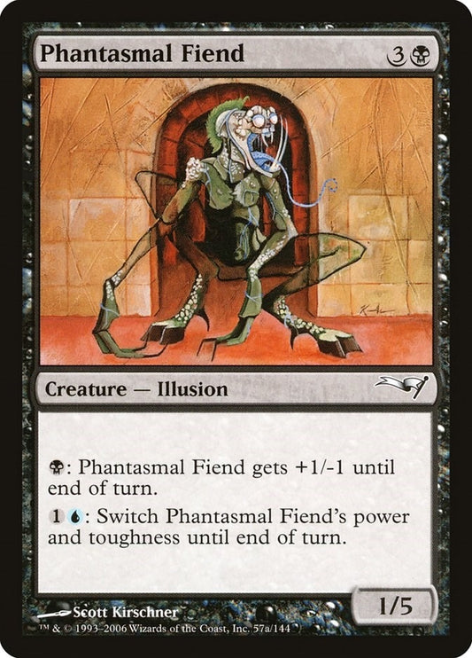 Image for Phantasmal Fiend (57a) (Coldsnap Theme Deck Reprints) - Magic: The Gathering