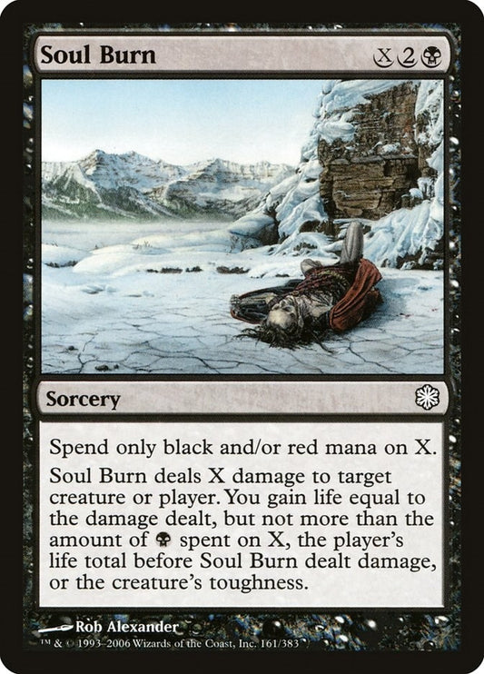 Image for Soul Burn (161) (Coldsnap Theme Deck Reprints) - Magic: The Gathering