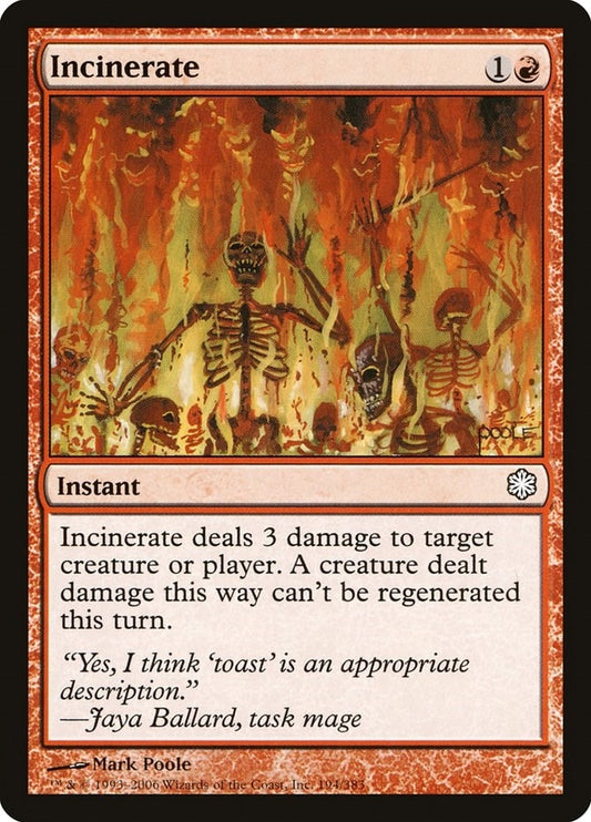 Image for Incinerate (194) (Coldsnap Theme Deck Reprints) - Magic: The Gathering