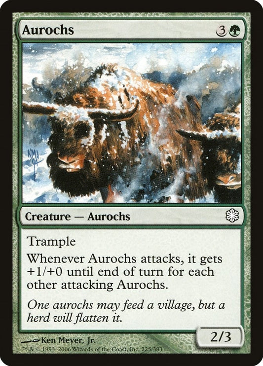 Image for Aurochs (225) (Coldsnap Theme Deck Reprints) - Magic: The Gathering