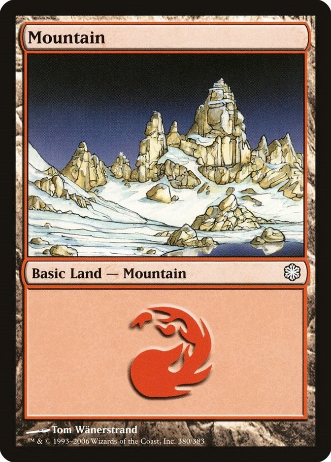 Image for Mountain (380) (380) (Coldsnap Theme Deck Reprints) - Magic: The Gathering