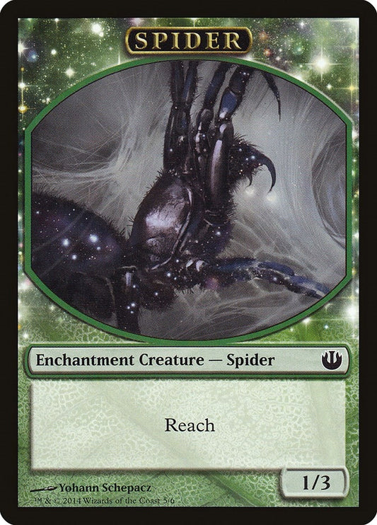 Image for Spider Token (5) (Journey Into Nyx) - Magic: The Gathering