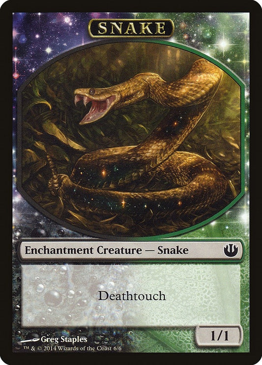 Image for Snake Token (6) (Journey Into Nyx) - Magic: The Gathering