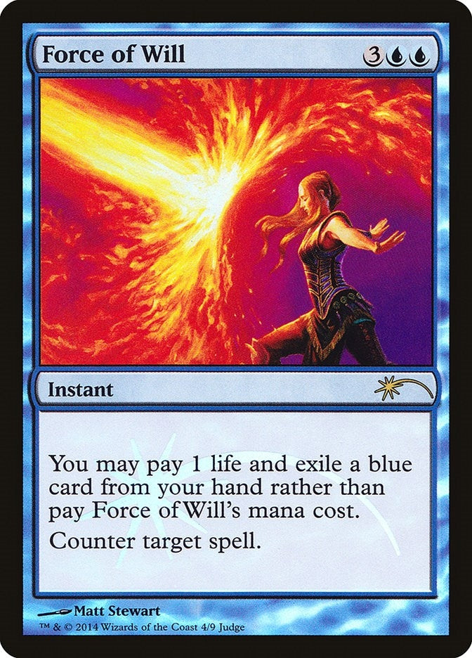 Image for Force of Will (4) (Judge Promos) - Magic: The Gathering