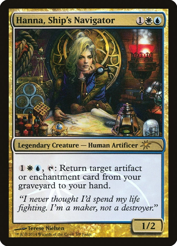 Image for Hanna, Ship's Navigator (5) (Judge Promos) - Magic: The Gathering