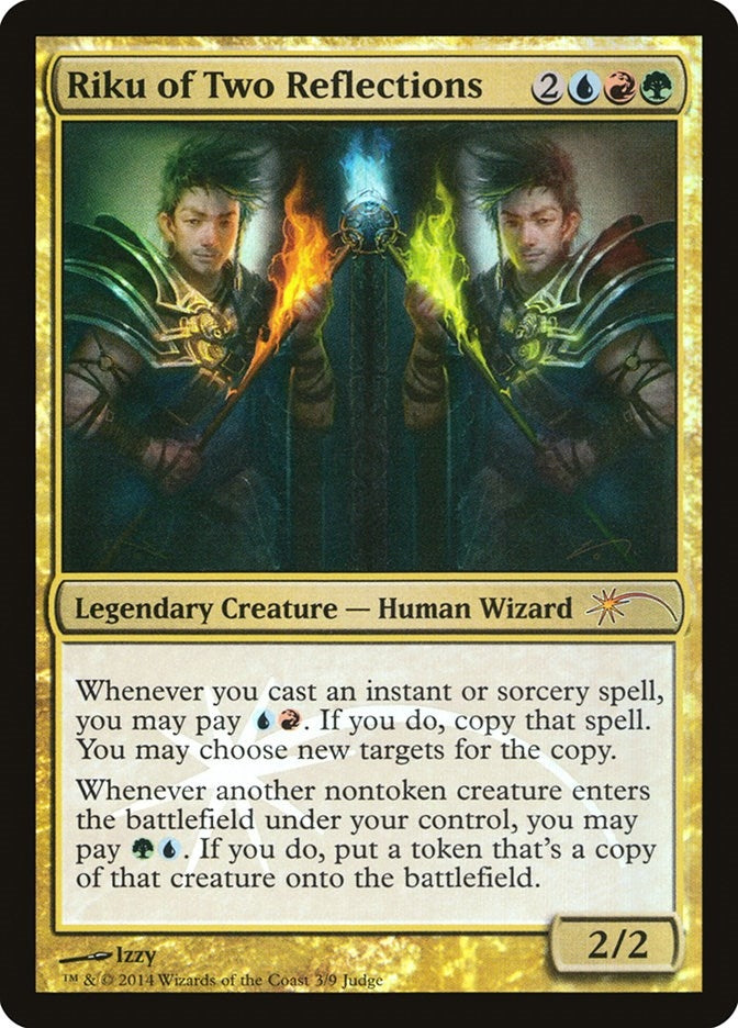 Image for Riku of Two Reflections (3) (Judge Promos) - Magic: The Gathering