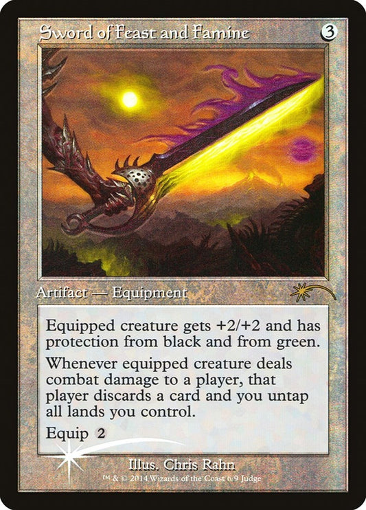 Image for Sword of Feast and Famine (6) (Judge Promos) - Magic: The Gathering