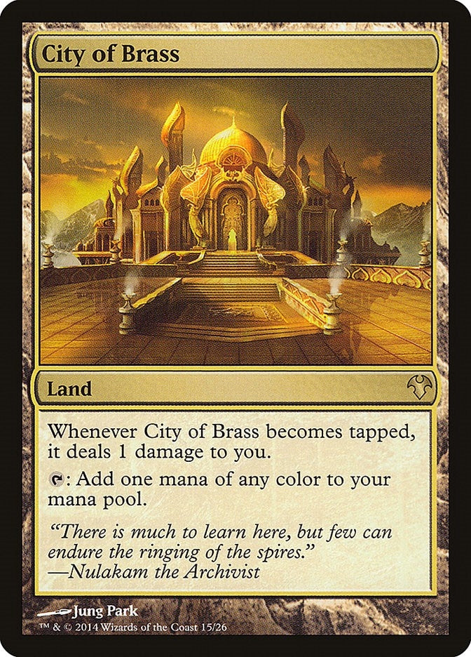 Image for City of Brass (15) (Magic Modern Event Deck) - Magic: The Gathering