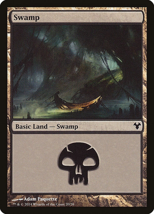 Image for Swamp (20) (Magic Modern Event Deck) - Magic: The Gathering