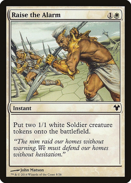 Image for Raise the Alarm (8) (Magic Modern Event Deck) - Magic: The Gathering