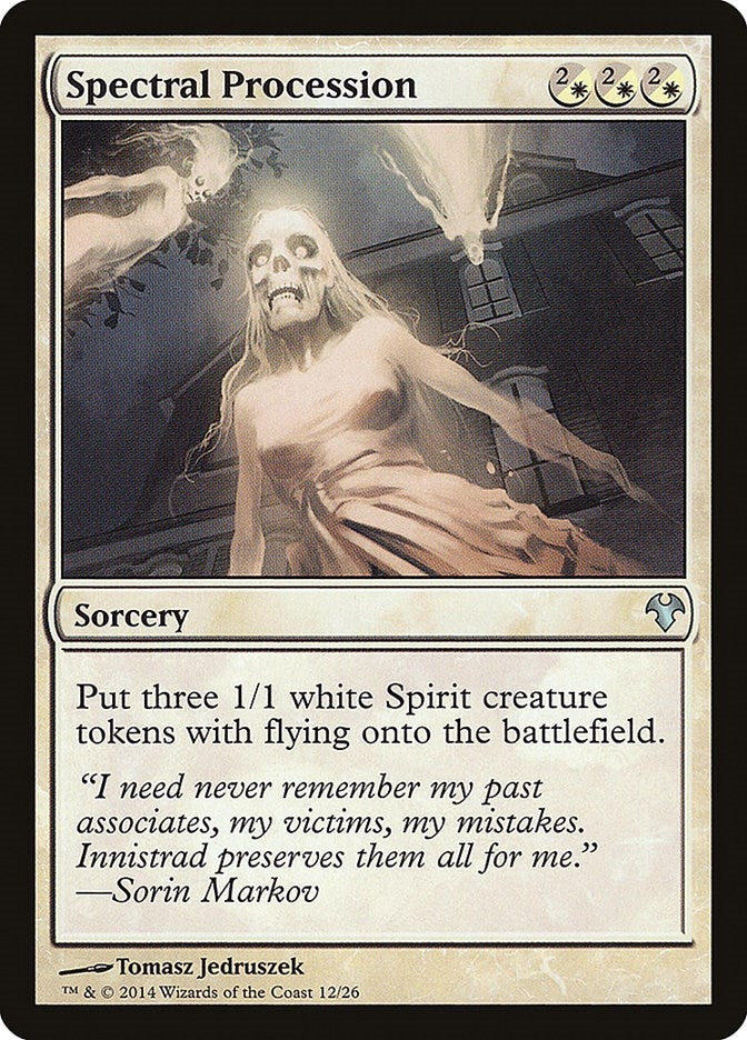 Image for Spectral Procession (12) (Magic Modern Event Deck) - Magic: The Gathering