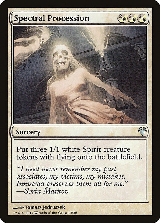 Image for Spectral Procession (12) (Magic Modern Event Deck) - Magic: The Gathering