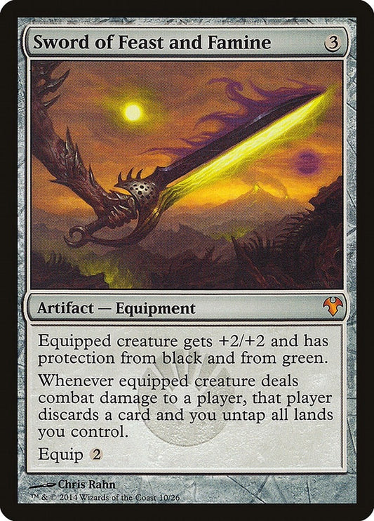 Image for Sword of Feast and Famine (10) (Magic Modern Event Deck) - Magic: The Gathering