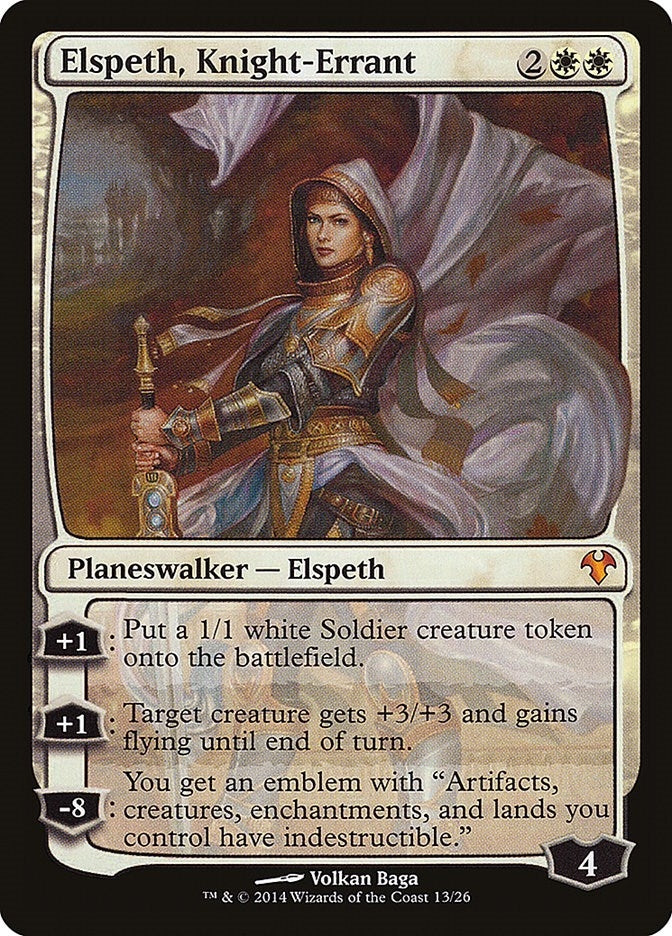 Image for Elspeth, Knight-Errant (13) (Magic Modern Event Deck) - Magic: The Gathering