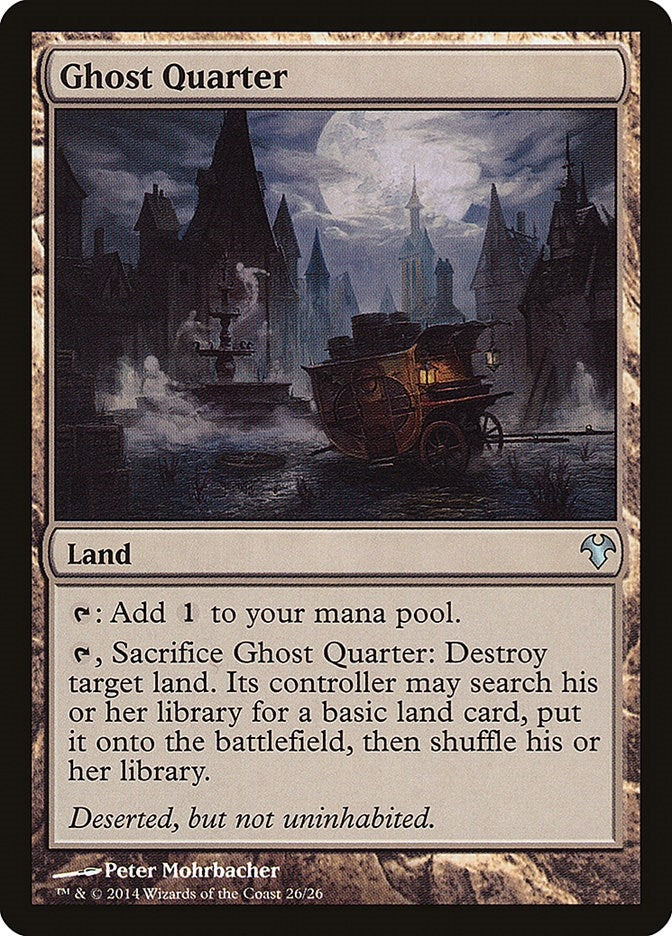 Image for Ghost Quarter (26) (Magic Modern Event Deck) - Magic: The Gathering