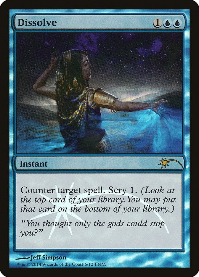 Image for Dissolve (6) (FNM Promos) - Magic: The Gathering