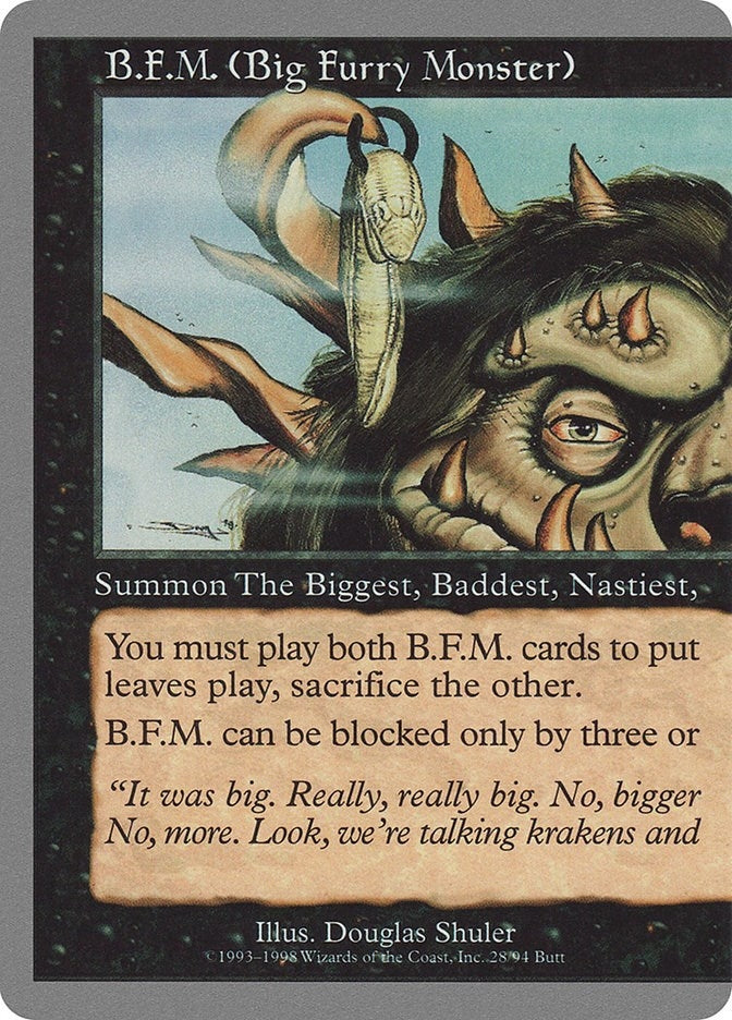 Image for B.F.M. (Big Furry Monster) (28) (28) (Unglued) - Magic: The Gathering
