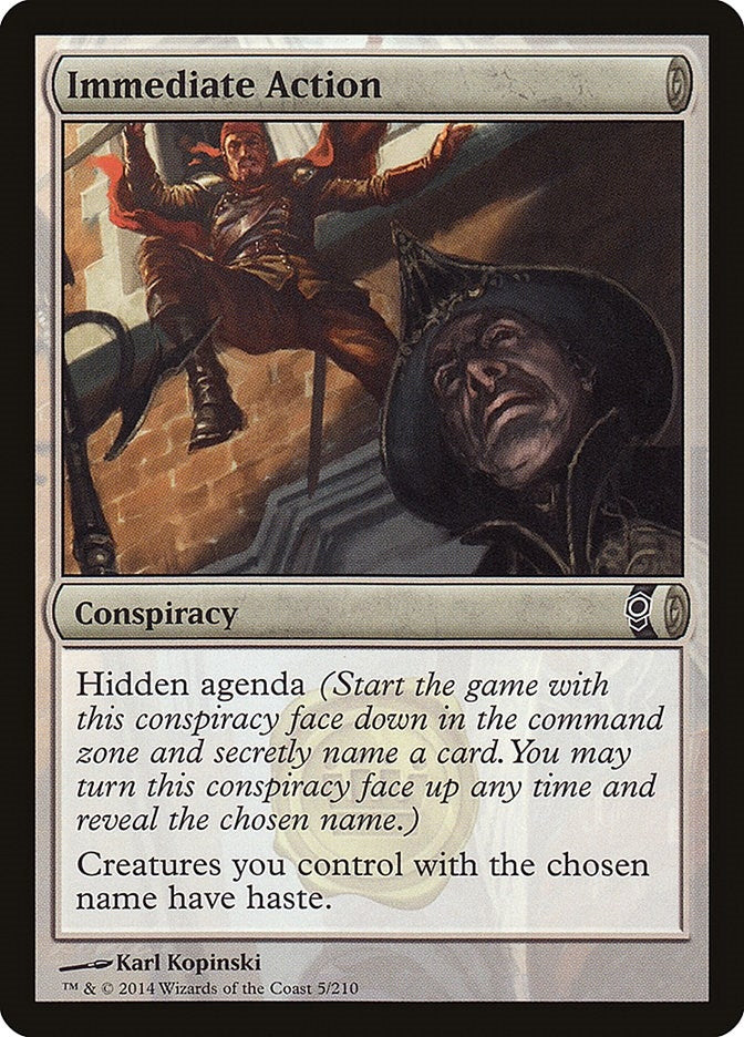 Image for Immediate Action (5) (Conspiracy) - Magic: The Gathering