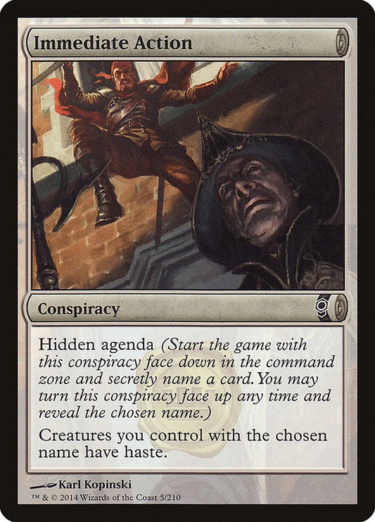 Image for Immediate Action (5) (Conspiracy) - Magic: The Gathering